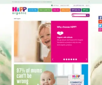 Hipp.co.uk(HiPP United Kingdom) Screenshot