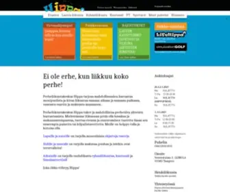 Hippa.fi(Perheliikuntakeskus Hippa) Screenshot