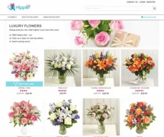 Hipper.com(Flower delivery everywhere in the UK) Screenshot