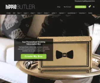 Hippiebutler.com(The Best Smoking Subscription Box) Screenshot