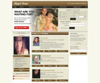 Hippiedates.com(Hippie Dating) Screenshot