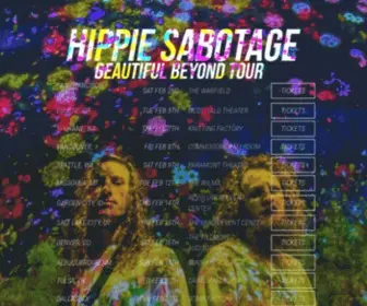 Hippiesabotage.com(Hippie Sabotage) Screenshot