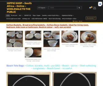 Hippieshop.co.za(South Africa) Screenshot