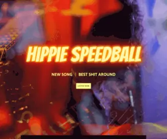 Hippiespeedballband.com(Hippie Speedball) Screenshot