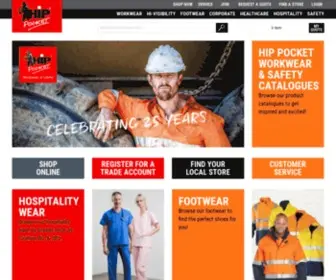Hippocketworkwear.com.au(Hip Pocket Workwear & Safety) Screenshot