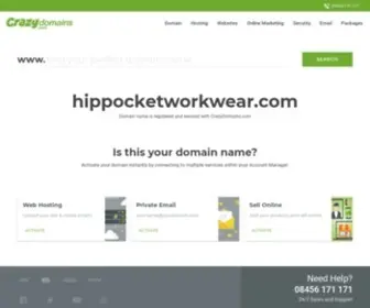 Hippocketworkwear.com(Crazy Domains) Screenshot