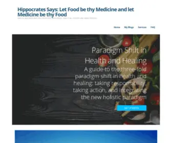 Hippocratessays.com(Health, Wellness and the Choice for Wholeness) Screenshot