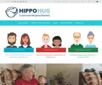 Hippohug.ca(Hippo Hug Weighted Blankets) Screenshot