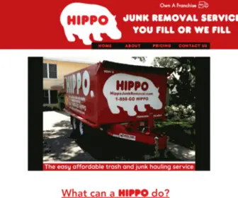 Hippojunkremoval.com(Hippo Junk Removal) Screenshot