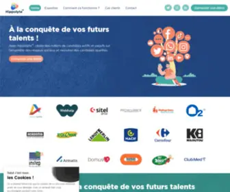 Hippolyte-RH.fr(Hippolyte-rh, sourcez et qualifiez vos talents sur les réseaux sociaux) Screenshot