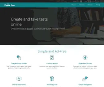 Hippoquiz.com(湖州傅钨人力资源有限公司) Screenshot