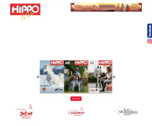 Hipporevue.be(Hippo Revue & Sightseeing Brugge) Screenshot