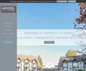Hippotel.fr(Le Touquet) Screenshot