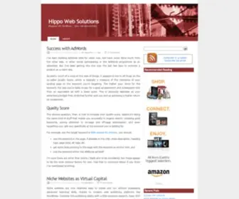 Hippowebsolutions.com(Blogging with WordPress) Screenshot