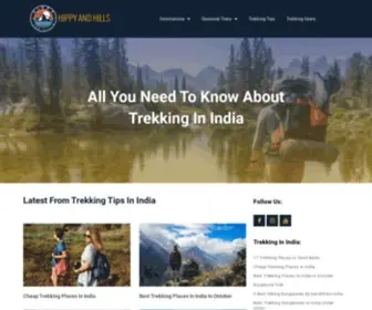 Hippyandhills.com(Indian Trekking Blog) Screenshot