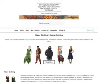 Hippyclothinguk.co.uk(Mystical Mayhem Hippy Clothing UK) Screenshot
