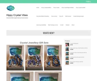 Hippycrystalvibes.co.uk(Cleansed and Reiki charged Crystals and Crystal Jewellery) Screenshot