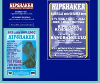 Hipshaker.co.uk(A Groovy Blend of 6Ts R&B Soul Beat) Screenshot