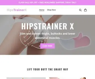 Hipstrainerx.com(Our innovative and revolutionary exercise device) Screenshot