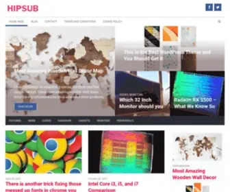 Hipsub.com(Home Page) Screenshot