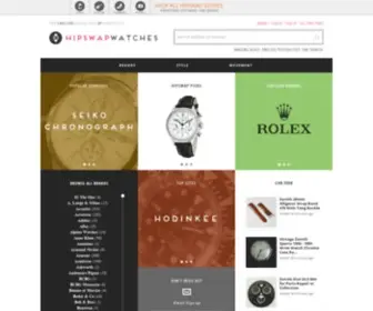 Hipswapwatches.com(Buy Luxury Watches Online) Screenshot