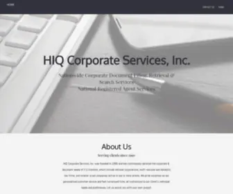 Hiq-Agents.com(HIQ Corporate Services) Screenshot