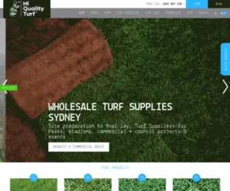 Hiqualityturf.com.au(Turf Supplies Sydney) Screenshot