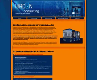 Hircon.hu(Webhosting és Tanácsadás) Screenshot