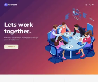 Hirahsoft.com(Software and Networking Company in India) Screenshot