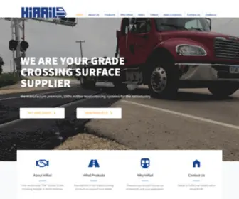Hirail.com(HiRAIL Rubber Railroad Grade Crossings) Screenshot
