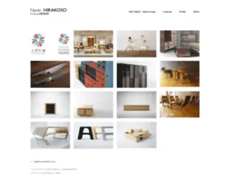 Hirakoso.jp(Furniture, Product, Space and Graphic Design office) Screenshot