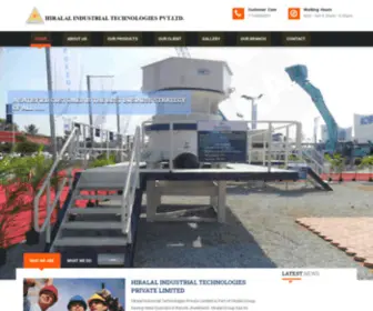 Hiralalgroupranchi.co.in(Hiralal Industrial Technologies Private Limited) Screenshot