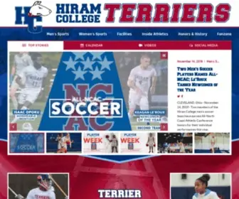 Hiramterriers.com(Hiram College) Screenshot