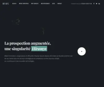 Hiramys.com(Prospection commerciale augmentée & Rendez) Screenshot