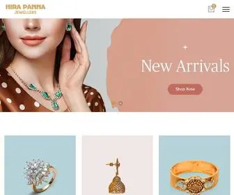 Hirapannajewellers.net(South indian jewellery online) Screenshot