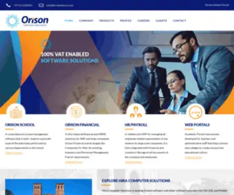 Hirasolutions.com(Orison software solutions The leading software provider in the Middle East) Screenshot