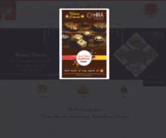 Hirasweets.com(Authentic Indian Sweets and Food) Screenshot