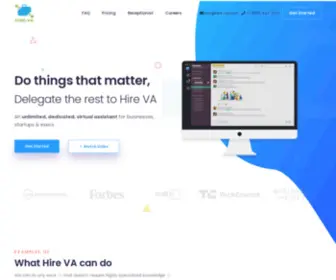 Hire-VA.com(Hire Virtual Assistant) Screenshot