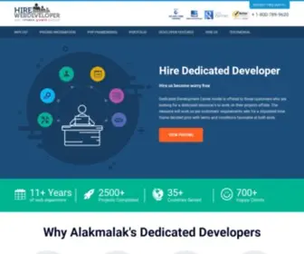 Hire-Webdeveloper.com(Hire Dedicated PHP Developer India) Screenshot