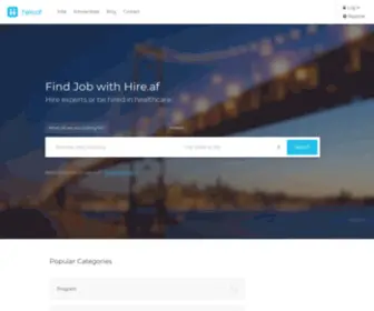 Hire.af(Find Your Next Job & Scholarships in Afghanistan) Screenshot