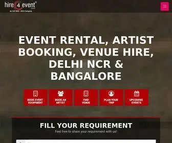 Hire4Event.com(Event management company in Delhi) Screenshot