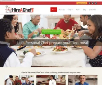 Hireachef.com(Personal Chef Directory) Screenshot