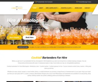 Hireamixologist.co.uk(Hire A Mixologist) Screenshot