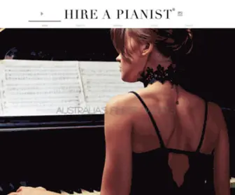 Hireapianist.com.au(Hire A Pianist Australia) Screenshot