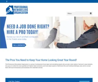 Hireaprotoday.com(PRO Remodelers) Screenshot