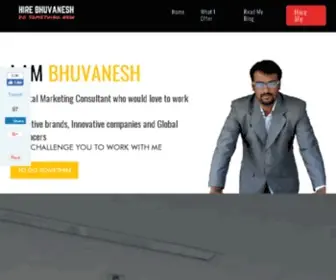 Hirebhuvanesh.com(Digital marketing consultant) Screenshot