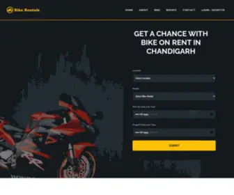 Hirebikeonrent.in(Bike On Rent in Chandigarh) Screenshot