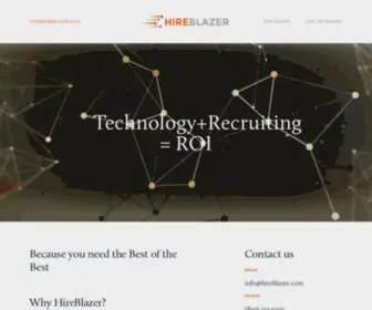 Hireblazer.com(Hireblazer) Screenshot