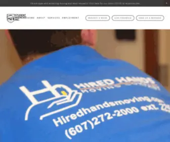 Hiredhandsmoving.com(Hired Hands) Screenshot