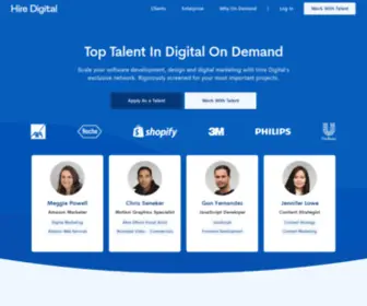 Hiredigital.com(Hire digital) Screenshot